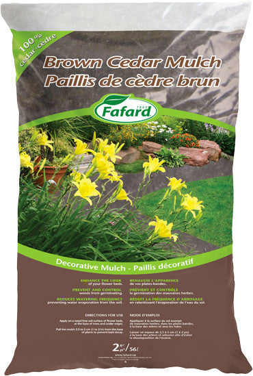 Mulch - Brown Cedar