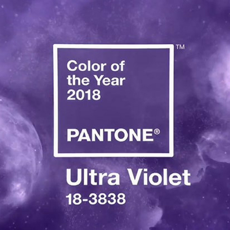 Pantone features Ultra Violet for 2018