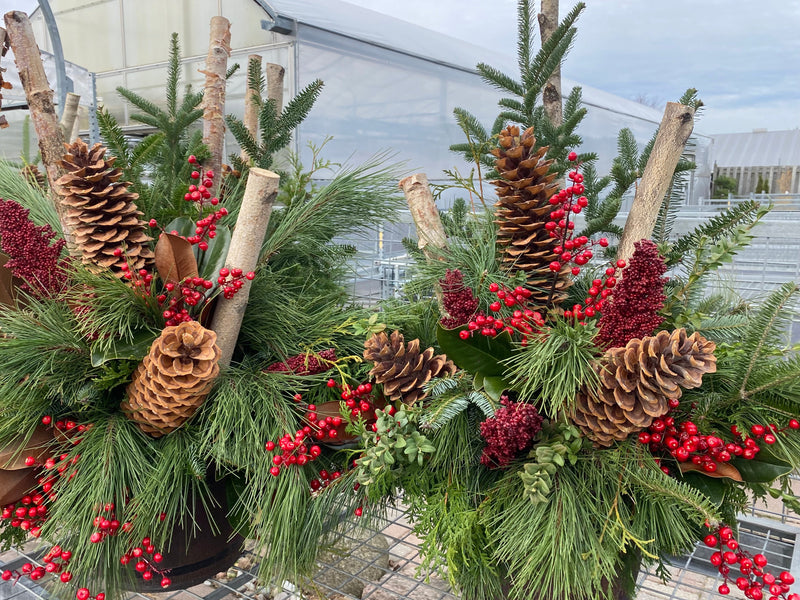 Workshop - Winter Woodland Porch Pot
