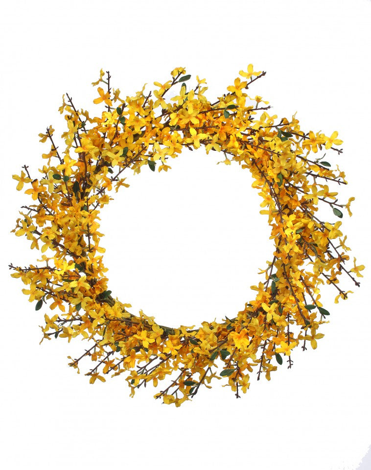 Spring Wreath - Premium Forsythia